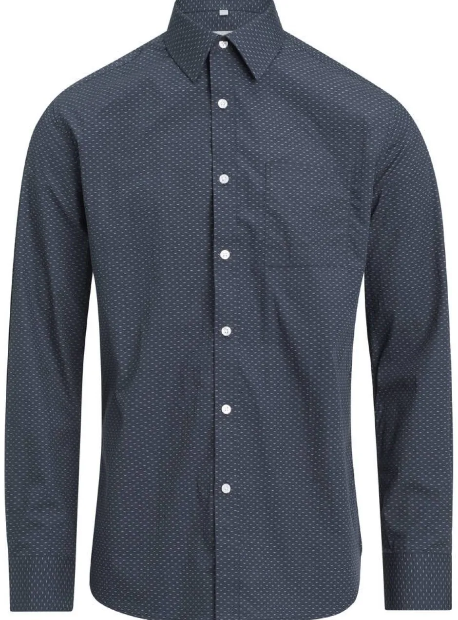 Create Kauluspaidat*paita Piero LS Modern fit Navy