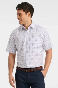 Create Kauluspaidat*paita Pierre SS Modern fit White - valkoinen