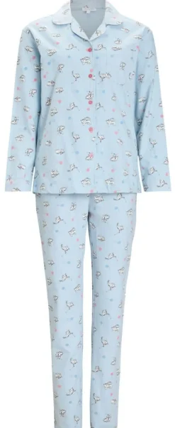 Damella Yö- Ja Oloasut*pyjama 70116 182 Vaaleansininen