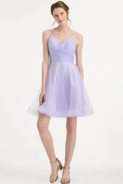 Dazzling Zazabella Lyhyet Juhlamekot*mekko H4498S-TULLE Dazzling 726 Lila