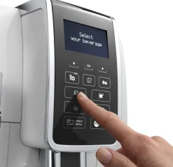 DeLonghi Kahvi Ja Kuumat Juomat*kahviautomaatti Dinamica valkoinen