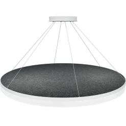 Design by Gru00f6nlund Sisustusvalaisimet*Design by Grönlund Acoustic Circulo 120 kattovalaisin tummanharmaa 4000K