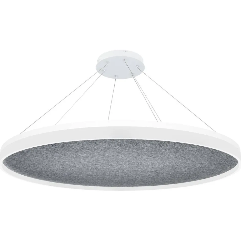 Design by Gru00f6nlund Sisustusvalaisimet*Design by Grönlund Acoustic Circulo 120 kattovalaisin vaaleanharmaa 3000K