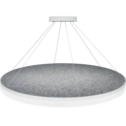 Design by Gru00f6nlund Sisustusvalaisimet*Design by Grönlund Acoustic Circulo 120 kattovalaisin vaaleanharmaa 3000K