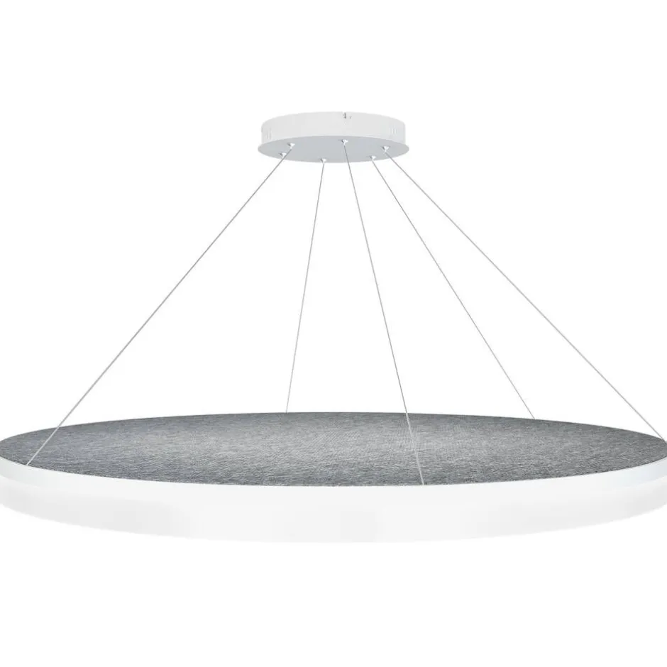 Design by Gru00f6nlund Sisustusvalaisimet*Design by Grönlund Acoustic Circulo 120 kattovalaisin vaaleanharmaa 4000K