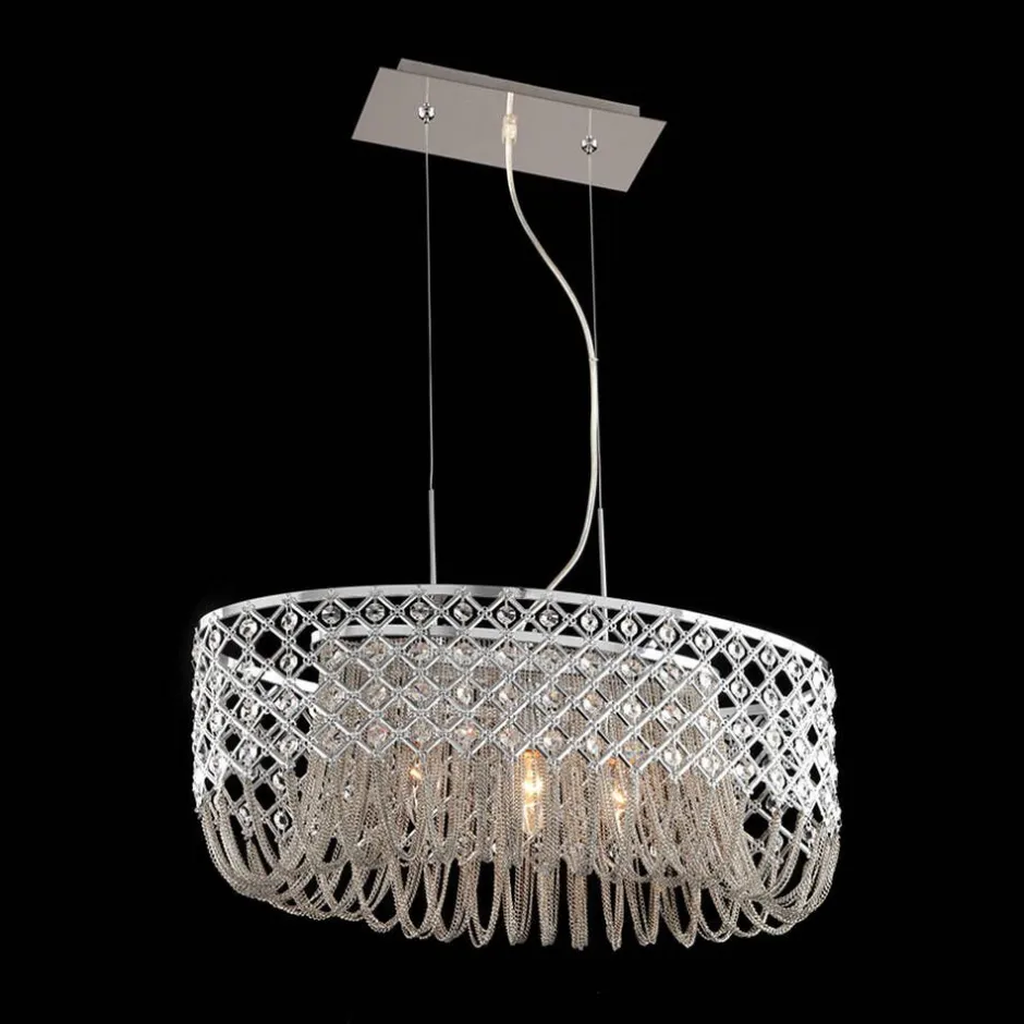 Design by Gru00f6nlund Sisustusvalaisimet*Design by Grönlund Chesterfield 55 kattovalaisin kromi
