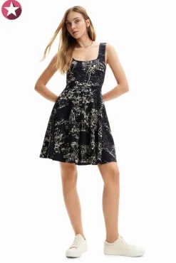 Desigual Vapaa-Ajan Mekot*mekko 24SWVK09 2000 musta