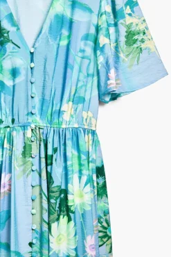 Desigual Lyhyet Juhlamekot*mekko 25SWVW18 4001 Turkoosi