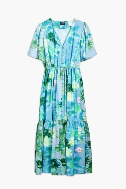 Desigual Lyhyet Juhlamekot*mekko 25SWVW18 4001 Turkoosi