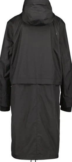 Didriksons Kevät- Ja Syystakit*takki Edina w parka long 060 Musta