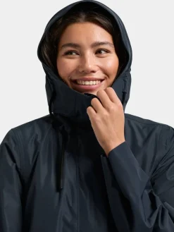 Didriksons Kevät- Ja Syystakit*takki Elina parka 999 Night blue