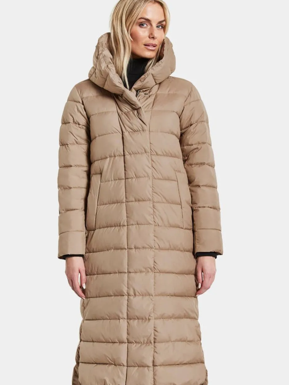 Didriksons Talvitakit*takki Stella parka long beige 451