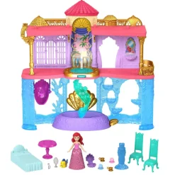 Disney Princess Nuket Ja Kotileikki*Arielin Deluxe-Linna
