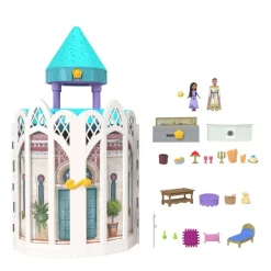 Disney Princess Nuket Ja Kotileikki*leikkisetti Wish Linna