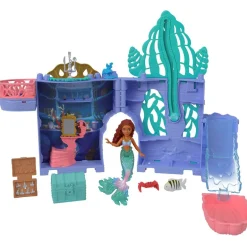Disney Princess Nuket Ja Kotileikki*Little Mermaid Ariel'S Grotto leikkisetti