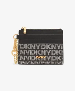 DKNY Lompakot*korttikotelo R42Z5E38 XLB XLBBlack logo / black