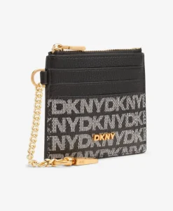DKNY Lompakot*korttikotelo R42Z5E38 XLB XLBBlack logo / black
