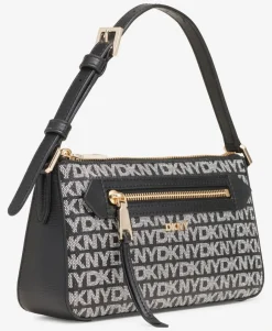 DKNY Laukut Ja Kassit*olkalaukku R42HYE18 XLB XLB Black logo / black