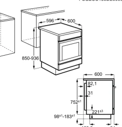 Electrolux Uunit Ja Liedet*liesi LKI66440NW 60 cm