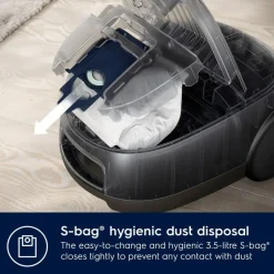 Electrolux Silitys Ja Siivous*pölynimuri Clean 600 Green Bagged EB61C2GRN harmaa