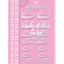 Essence Kynsilakat Ja -Tarvikkeet|Meikit*tekokynnet What The Fake! Press-On nails manicure set