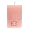 Fanni K Home Kynttilät Ja Huonetuoksut*pöytäkynttilä Rustiikki 10x15 cm koralli