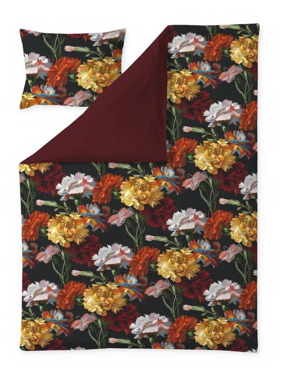 Finlayson Vuodetekstiilit*satiinipussilakanasetti Kukkia 150x210+50x60