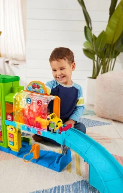 Fisher-Price Nuket Ja Kotileikki*huoltoasema Little People