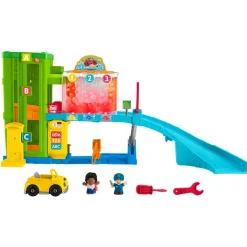 Fisher-Price Nuket Ja Kotileikki*huoltoasema Little People