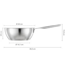 Fiskars Keittoastiat*All Steel kastikekasari 2 L/20 cm