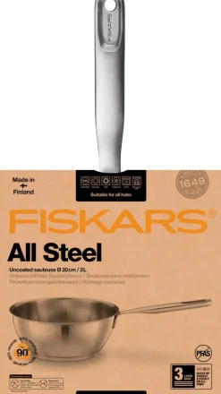 Fiskars Keittoastiat*All Steel kastikekasari 2 L/20 cm