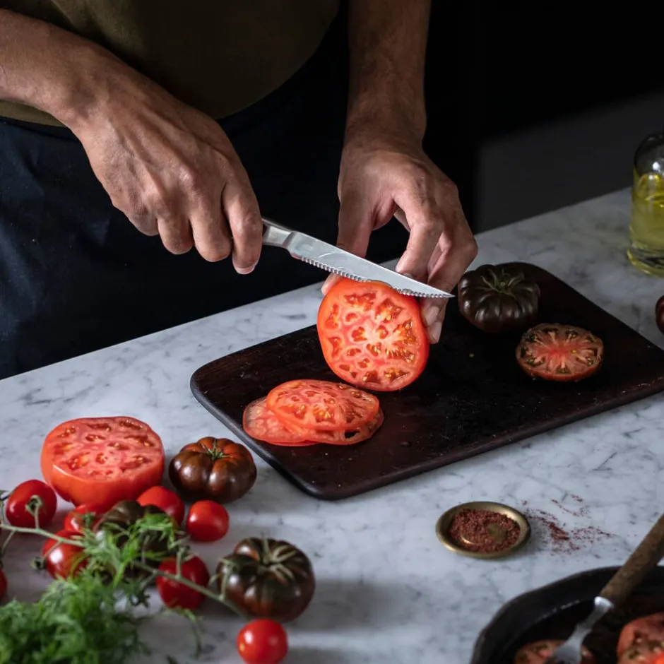Fiskars Veitset Ja Leikkuulaudat*All Steel tomaattiveitsi