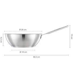 Fiskars Paistoastiat*All Steel Wok 28 cm