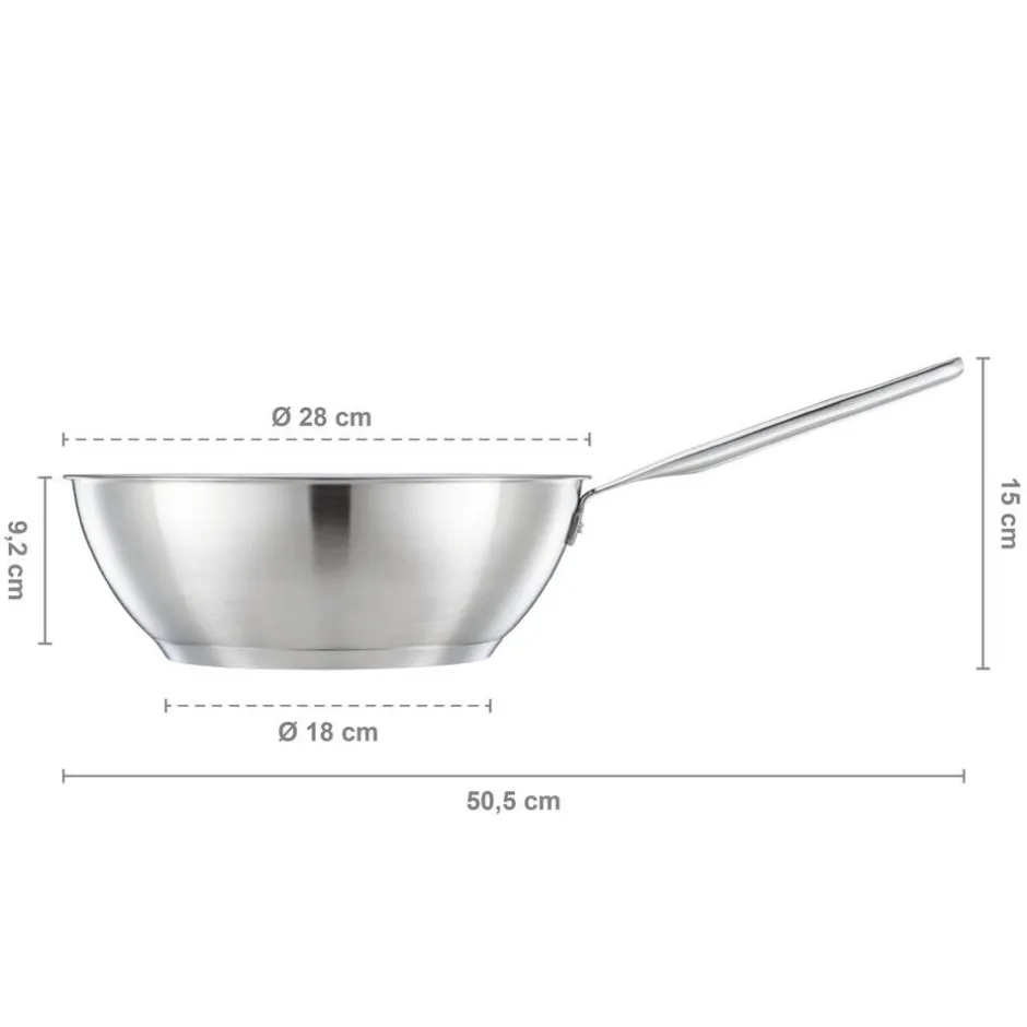 Fiskars Paistoastiat*All Steel Wok 28 cm