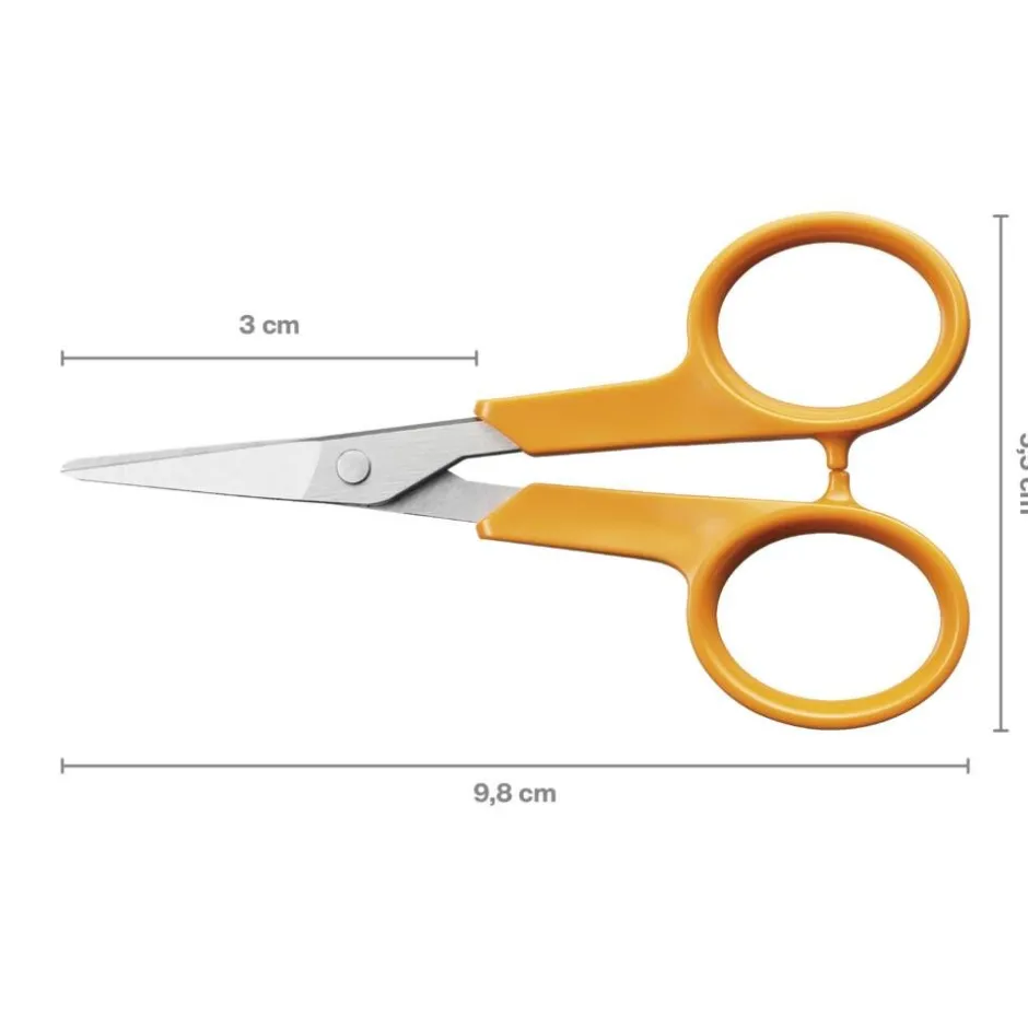 Fiskars Kylpyhuonetarvikkeet|Sakset*Classic kynsisakset pyöreäkärkiset 10 cm