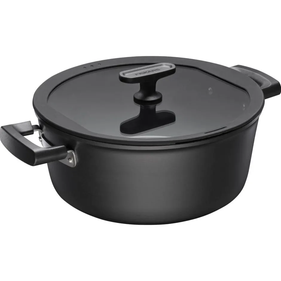 Fiskars Keittoastiat*Hard Face kattila 5 l kannella
