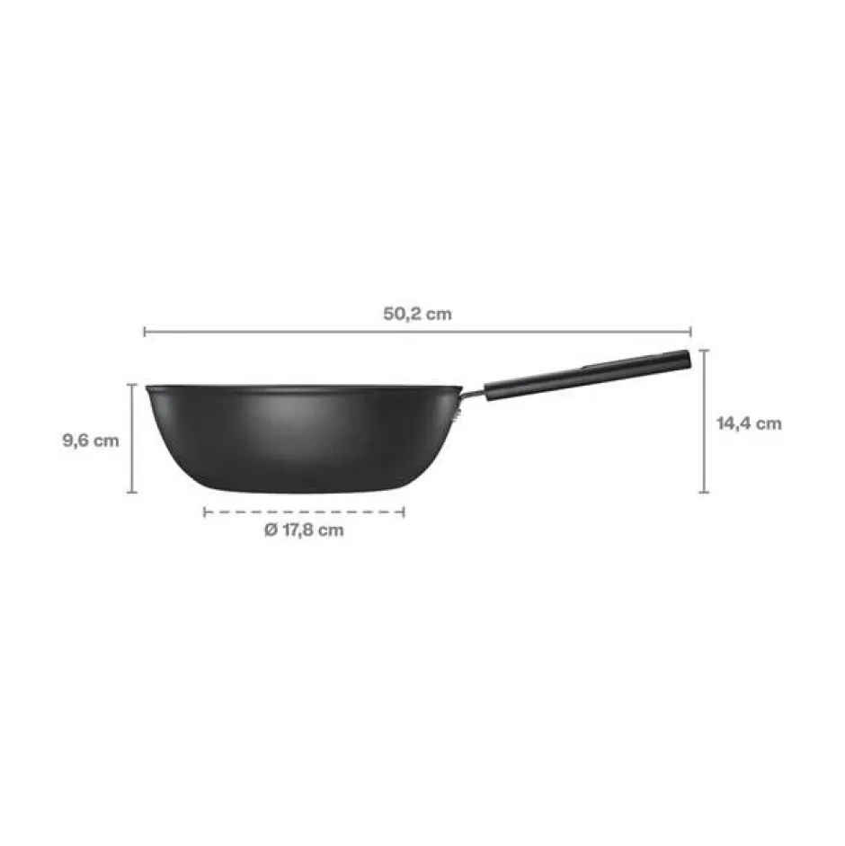 Fiskars Paistoastiat*Hard Face wokkipannu 28 cm / 4, 5 l