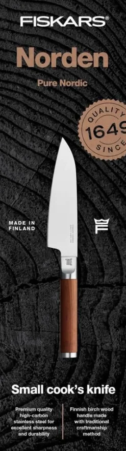 Fiskars Veitset Ja Leikkuulaudat*Norden Kokinveitsi pieni