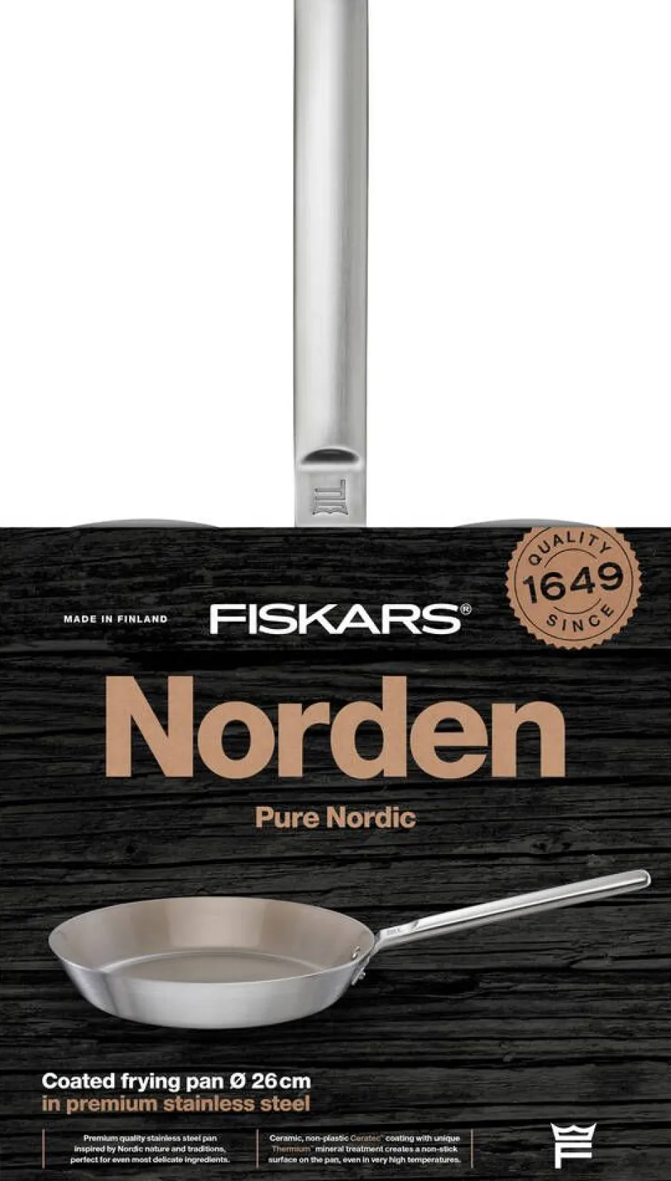 Fiskars Paistoastiat*Norden paistinpannu 26 cm