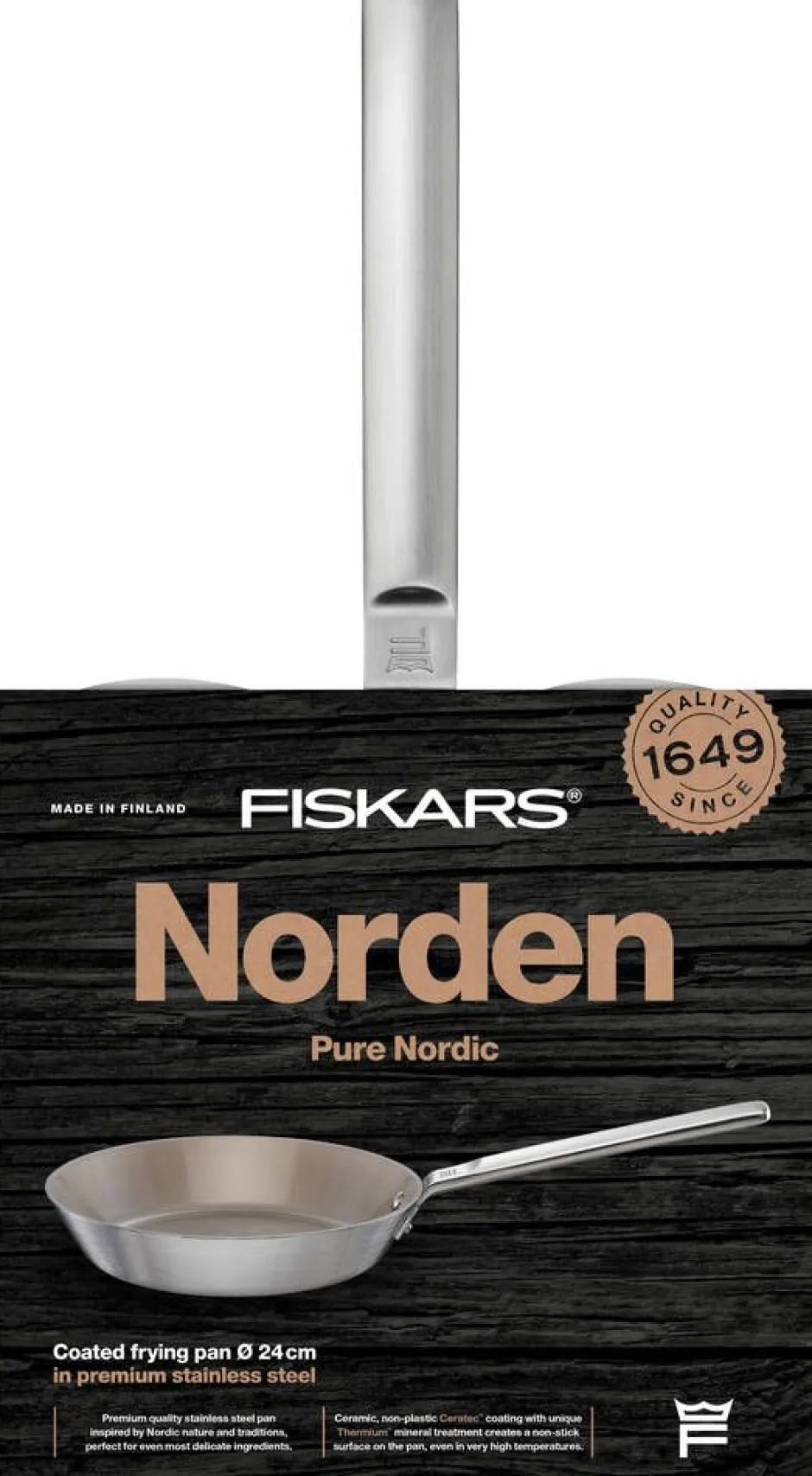 Fiskars Paistoastiat*Norden paistinpannu 24 cm