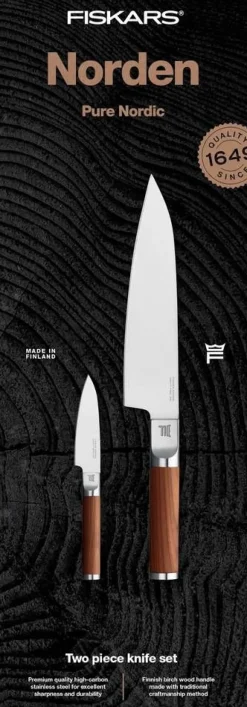 Fiskars Veitset Ja Leikkuulaudat*Norden Veitsisetti