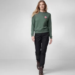 Fju00e4llru00e4ven Fleecet, Colleget Ja Hupparit*Fjällräven collegepaita 1960 Logo Badge Sweater W 679 Deep Patina