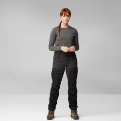 Fju00e4llru00e4ven Vaellus- Ja Metsästysvaatteet|Ulkoilu*Fjällräven housut Keb Trousers W 550 Black