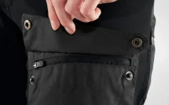 Fju00e4llru00e4ven Vaellus- Ja Metsästysvaatteet|Ulkoilu*Fjällräven housut Keb Trousers Curved Short W 550 Black