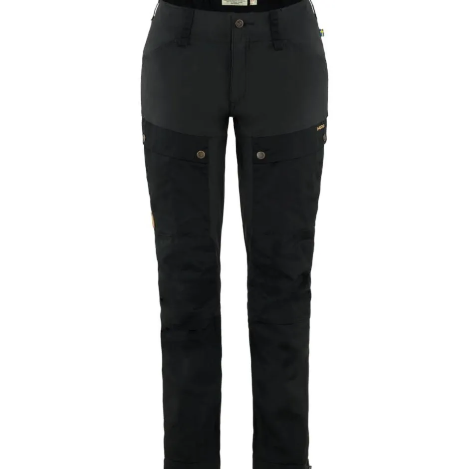 Fju00e4llru00e4ven Vaellus- Ja Metsästysvaatteet|Ulkoilu*Fjällräven housut Keb Trousers Curved Short W 550 Black
