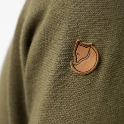 Fju00e4llru00e4ven Paidat Ja Neuleet*Fjällräven neule Övik Lite Half Zip 625 Laurel Green