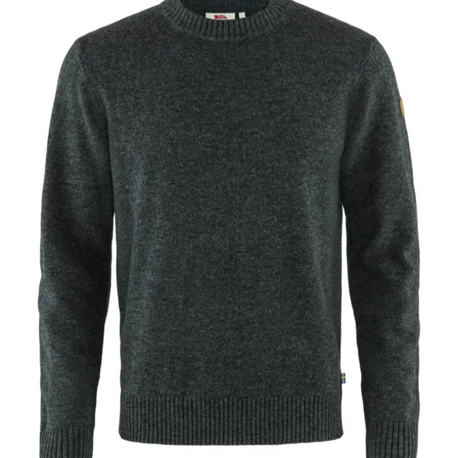 Fju00e4llru00e4ven Paidat Ja Neuleet*Fjällräven neule Övik Round-neck Sweater 30 Dark Grey