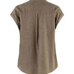 Fju00e4llru00e4ven Paidat, Neuleet Ja Topit*Fjällräven paita Övik Hemp Shirt SS W 244 Suede Brown