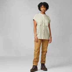 Fju00e4llru00e4ven Paidat, Neuleet Ja Topit*Fjällräven paita Övik Hemp Shirt SS W 300 Dusty Rose