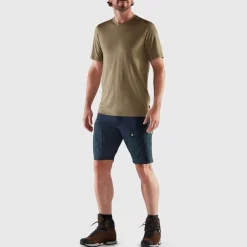Fju00e4llru00e4ven Shortsit|Housut*Fjällräven shortsit Abisko Midsummer 118-244 Fossil-Suede Brown